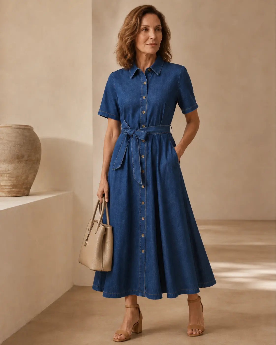 The Margot Denim Dress