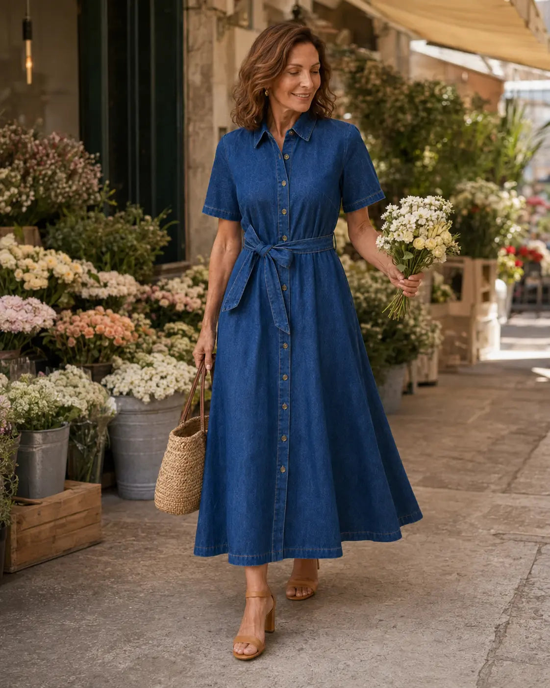 The Margot Denim Dress