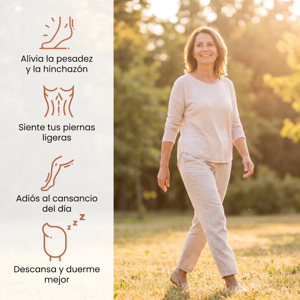 Masajeador de Piernas y Pies EMS · Alivio para Piernas Cansadas e Hinchadas